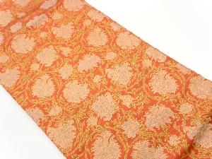 花唐草模様織出し名古屋帯